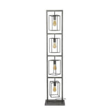 Modera - Vloerlamp 4x cubic tower - Oud zilver