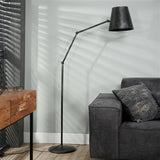 Modera - Vloerlamp knik verstelbaar - Charcoal