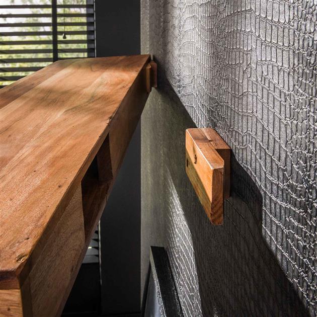 Modera - Wandplank 100 tree - Massief acacia naturel