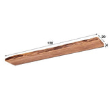 Modera - Wandplank 120 edge - Massief acacia naturel