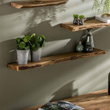Modera - Wandplank 120 edge - Massief acacia naturel