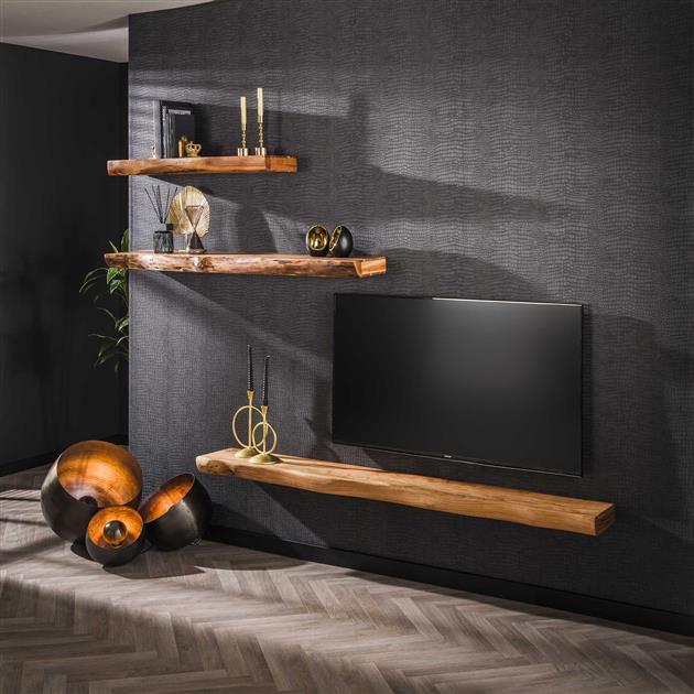 Modera - Wandplank 150 tree - Massief acacia naturel