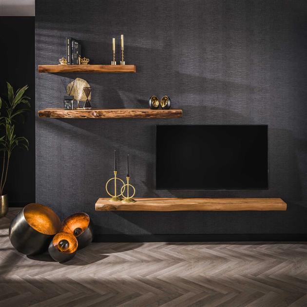 Modera - Wandplank 150 tree - Massief acacia naturel