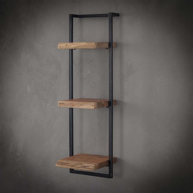 Modera - Wandplank edge 30cm 100 cm hoog - Massief acacia naturel