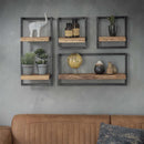 Modera - Wandplank edge 30cm - Massief acacia naturel