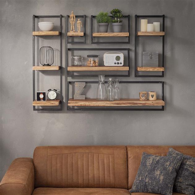 Modera - Wandplank edge 40cm - Massief acacia naturel