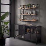Modera - Wandplank edge 65cm - Massief acacia naturel