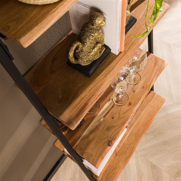 Modera - Wandrek step - Massief acacia naturel meubelboutique.nl