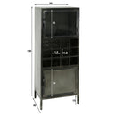 Modera - Wijnkast Ruff metal - Gun metal