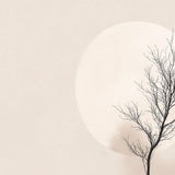 Glasschilderij - Exclusive - Liggend - Kader in Rust - (Japandi Stijl) 150x100x0.4 cm