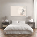 Glasschilderij - Exclusive - Liggend - Kader in Rust - (Japandi Stijl)