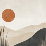 Glasschilderij - Exclusive - Liggend - Hoek van Licht - (Japandi Stijl) 150x100x0.4 cm