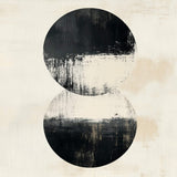 Glasschilderij - Exclusive - Liggend - Onder de Wolken (Japandi Stijl) 150x100x0.4 cm