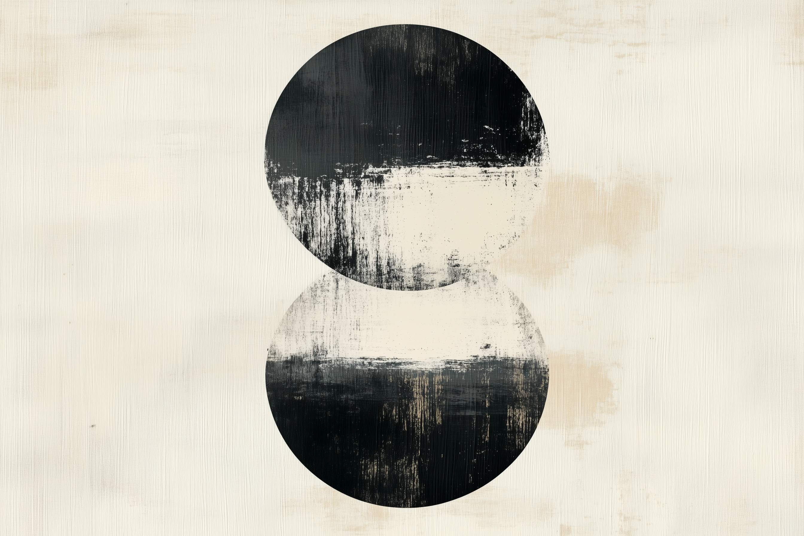 Glasschilderij - Exclusive - Liggend - Onder de Wolken (Japandi Stijl) 150x100x0.4 cm