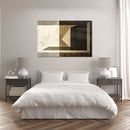 Glasschilderij - Exclusive - Liggend - Pure Compositie (Japandi Stijl)