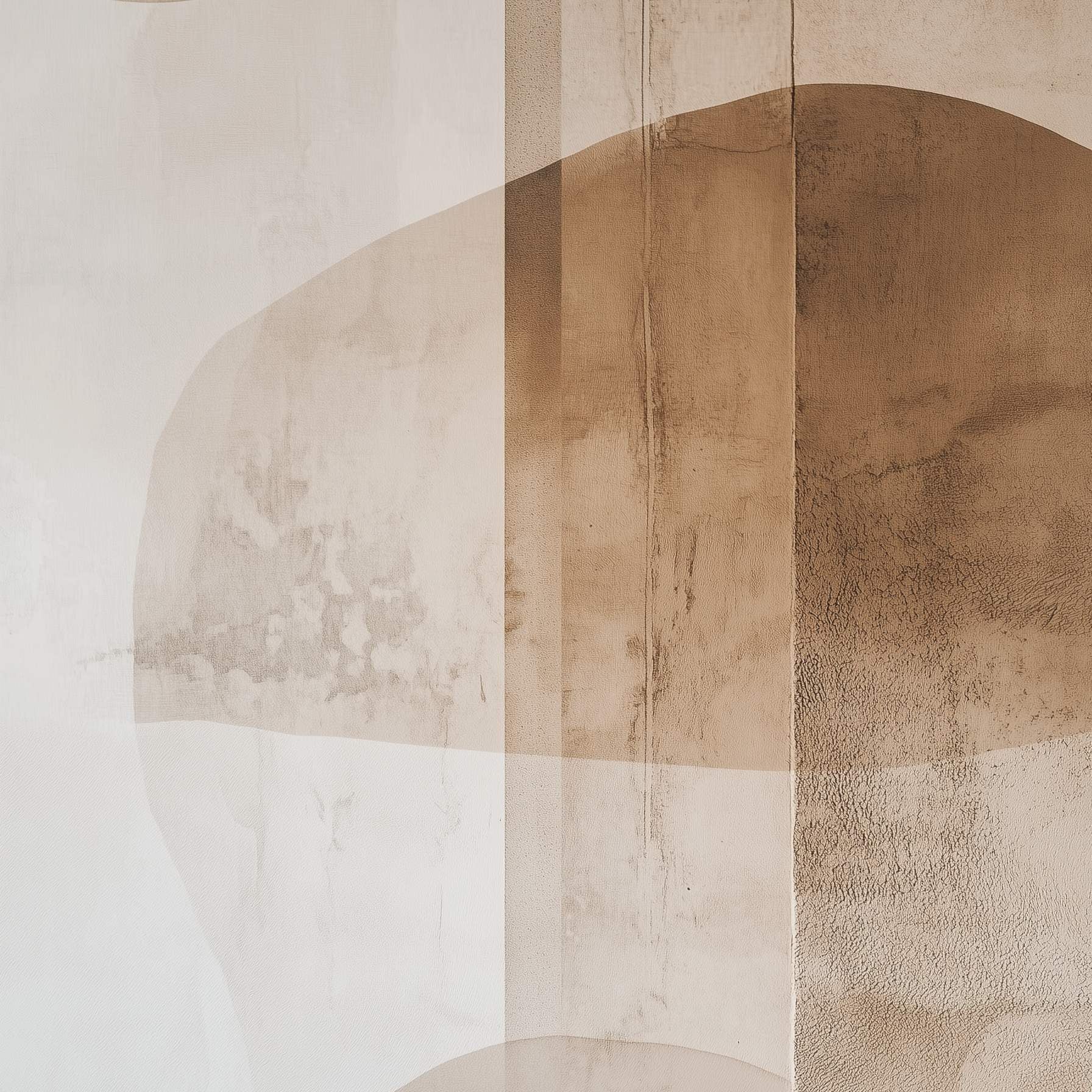 Glasschilderij - Exclusive - Staand - Donker Hout - (Japandi Stijl) 100x150x0.4 cm