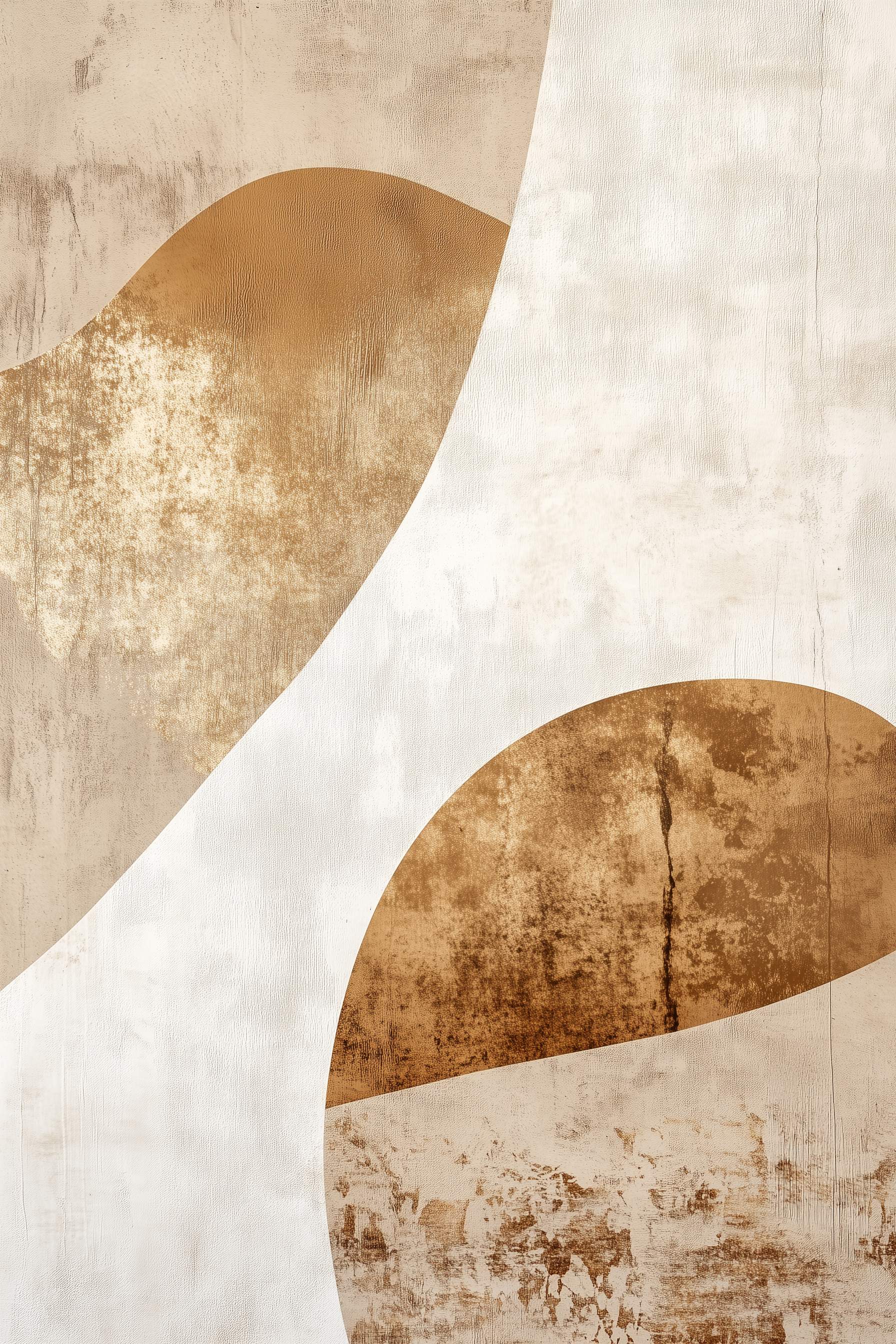 Glasschilderij - Exclusive - Staand - van Rust (Japandi Stijl) 100x150x0.4 cm