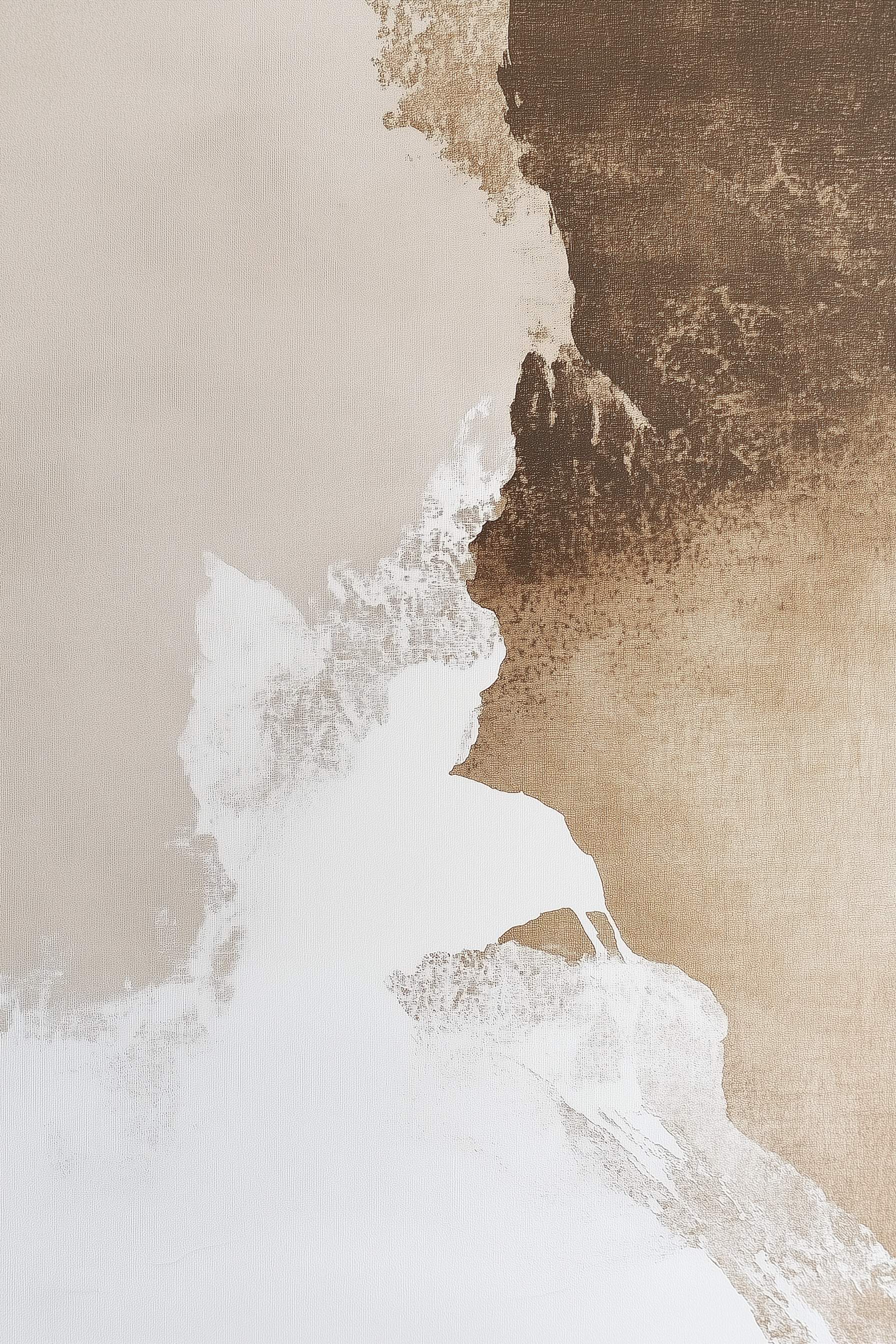 Glasschilderij - Exclusive - Staand - Wabi-Sabi (Japandi Stijl) 100x150x0.4 cm