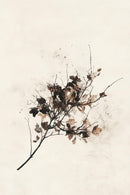 Glasschilderij - Exclusive - Staand - Abstracte Natuur (Japandi Stijl) 100x150x0.4 cm