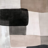 Glasschilderij - Exclusive - Staand - Fluisterende Texturen (Japandi Stijl) 100x150x0.4 cm