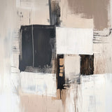 Glasschilderij - Exclusive - Staand - Stille Golf (Japandi Stijl) 100x150x0.4 cm