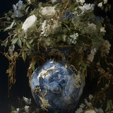 Glas schilderij luxury stillife