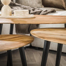 Modera - Salontafel set-3 organisch - Massief acacia naturel