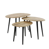 Modera - Salontafel set-3 organisch - Massief acacia naturel