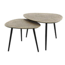 Modera - Salontafel set-2 driehoekig metallic - Brons antiek - Brons antiek