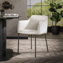 Modera - Armstoel straight stitch VPE2 - Ox wit - set van: 2