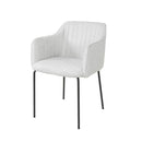 Modera - Armstoel straight stitch VPE2 - Ox wit - set van: 2