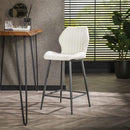 Modera - Barstoel boucle lendesteun VPE2 - Boucle wit - set van: 2
