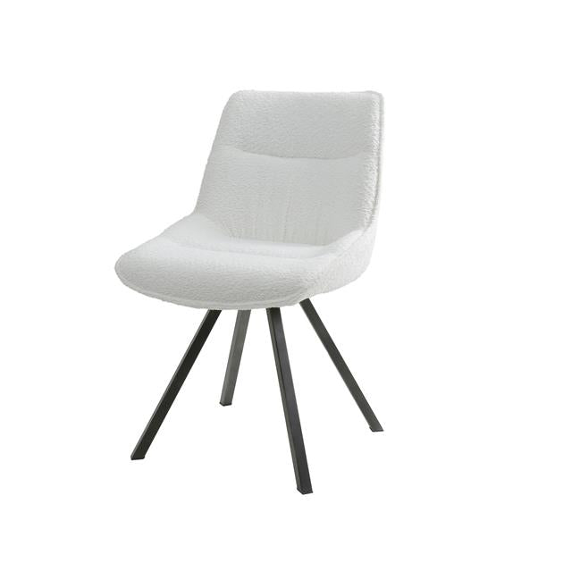 Modera - Stoel plooi boucle. VPE2 - Boucle wit - set van: 2