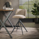 Modera - Barstoel shape VPE2 - Jeans zandkleur - set van: 2