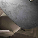 Modera - Eetkamertafel 215 deens ovaal - 3D Melamine slate stone