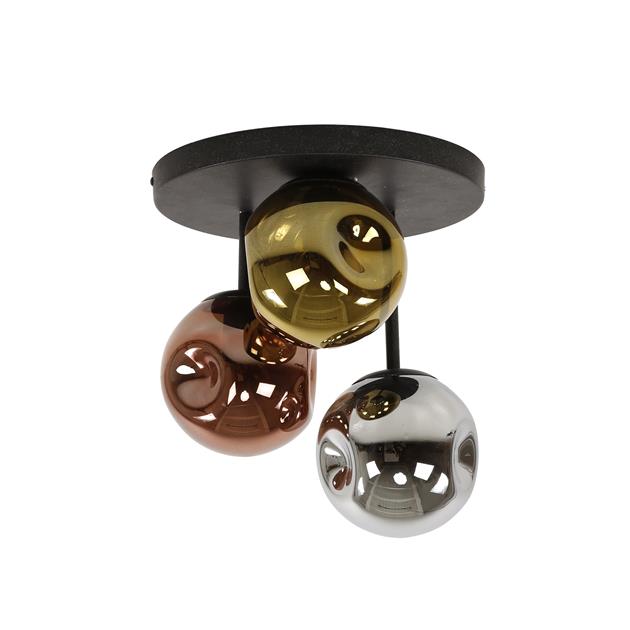 Modera - Plafondlamp 3L stellar - Artic zwart