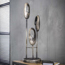 Modera - Tafellamp 3x open oog getrapt - Oud zilver