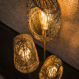 Modera - Tafellamp 3x open oog wire - Artic zwart