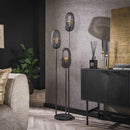 Modera - Vloerlamp 3x open oog wire - Artic zwart