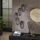 Modera - Hanglamp 5L open oog wire - Artic zwart