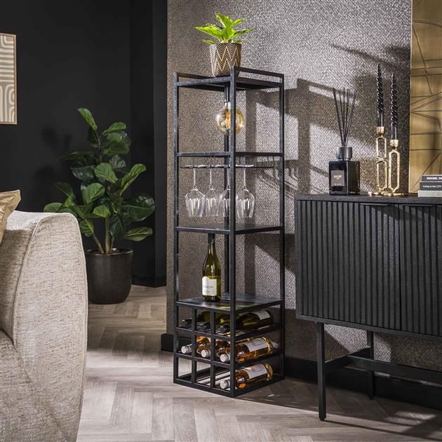 Modera - Wijnreklamp decorate - Charcoal