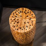 Modera - Vloerlamp L bars - Massief gerecycled teakhout