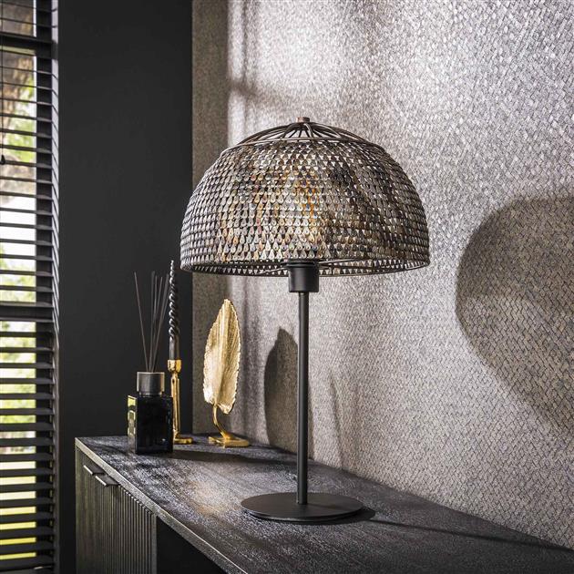 Modera - Tafellamp Ø35 armor open - Zwart bruin