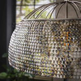 Modera - Vloerlamp Ø50 armor open - Zwart bruin