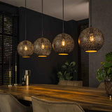 Modera - Hanglamp 4x Ø25 zip - Artic zwart