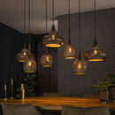 Modera - Hanglamp 4+3 zip - Artic zwart