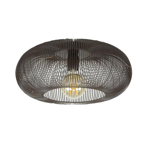 Modera - Plafondlamp Ø43 copper twist - Zwart nikkel - meubelboutique.nl
