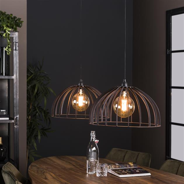 Modera - Hanglamp 2L capitol / Zwart bruin