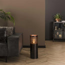 Modera - Vloerlamp Ø20 cilinder 60cm - Zwart nikkel