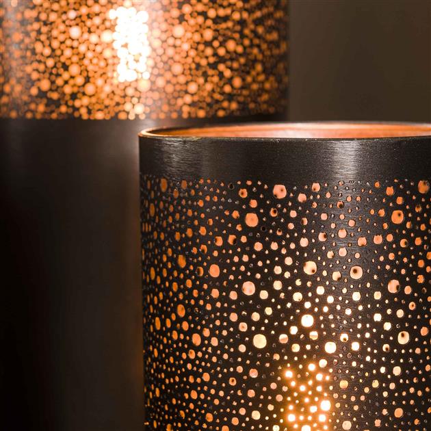 Modera - Vloerlamp Ø25 cilinder 120cm - Zwart nikkel